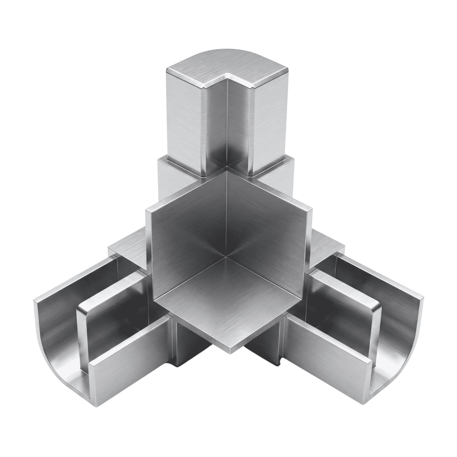 30-17 mm Radius Açılı Alüminyum Köşe