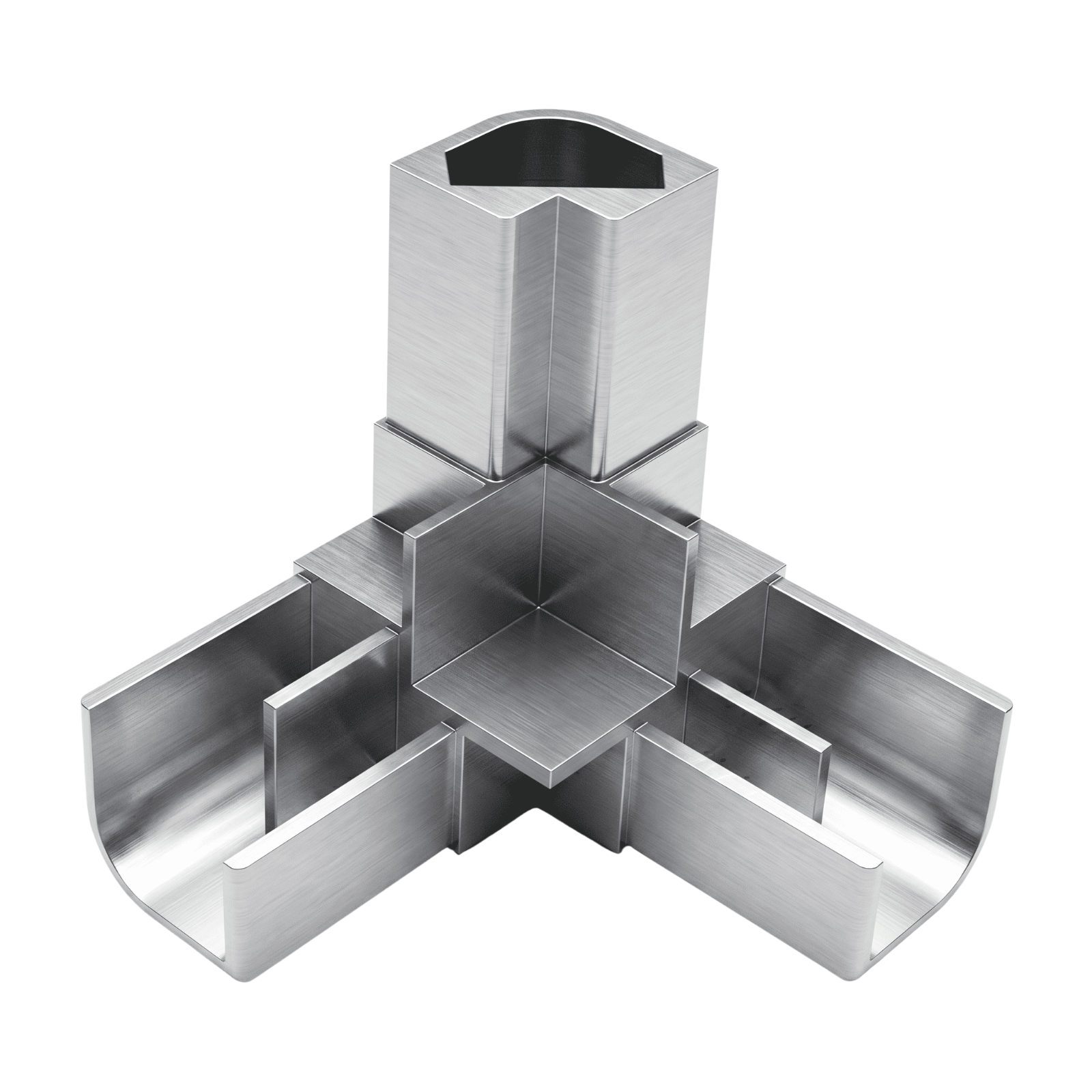 40-25 mm Radius Açılı Alüminyum Köşe