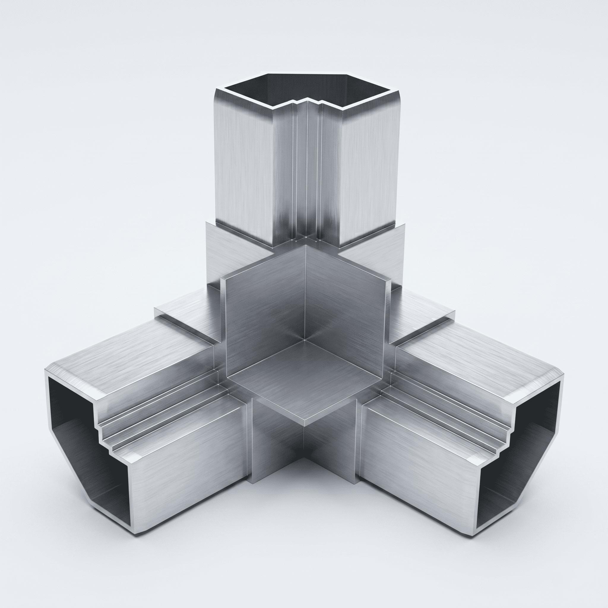 40-25 mm Radius Açılı Alüminyum Köşe