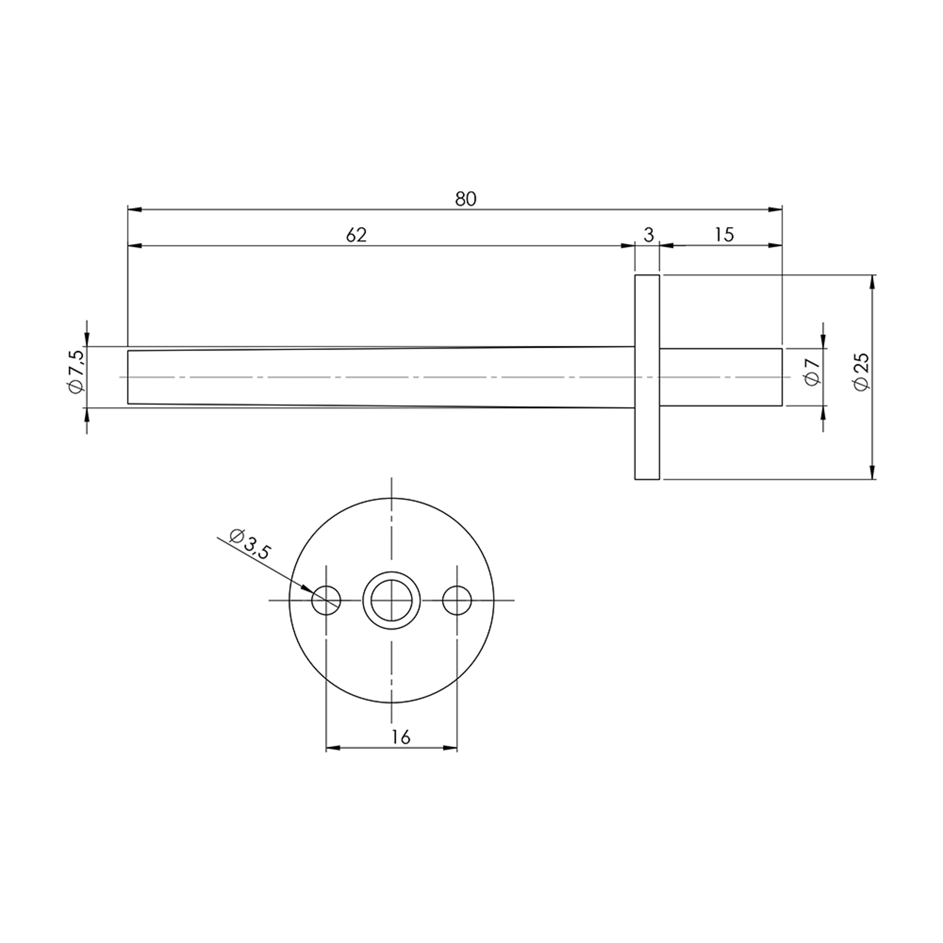 B0012 - Manometer Connection Pipe