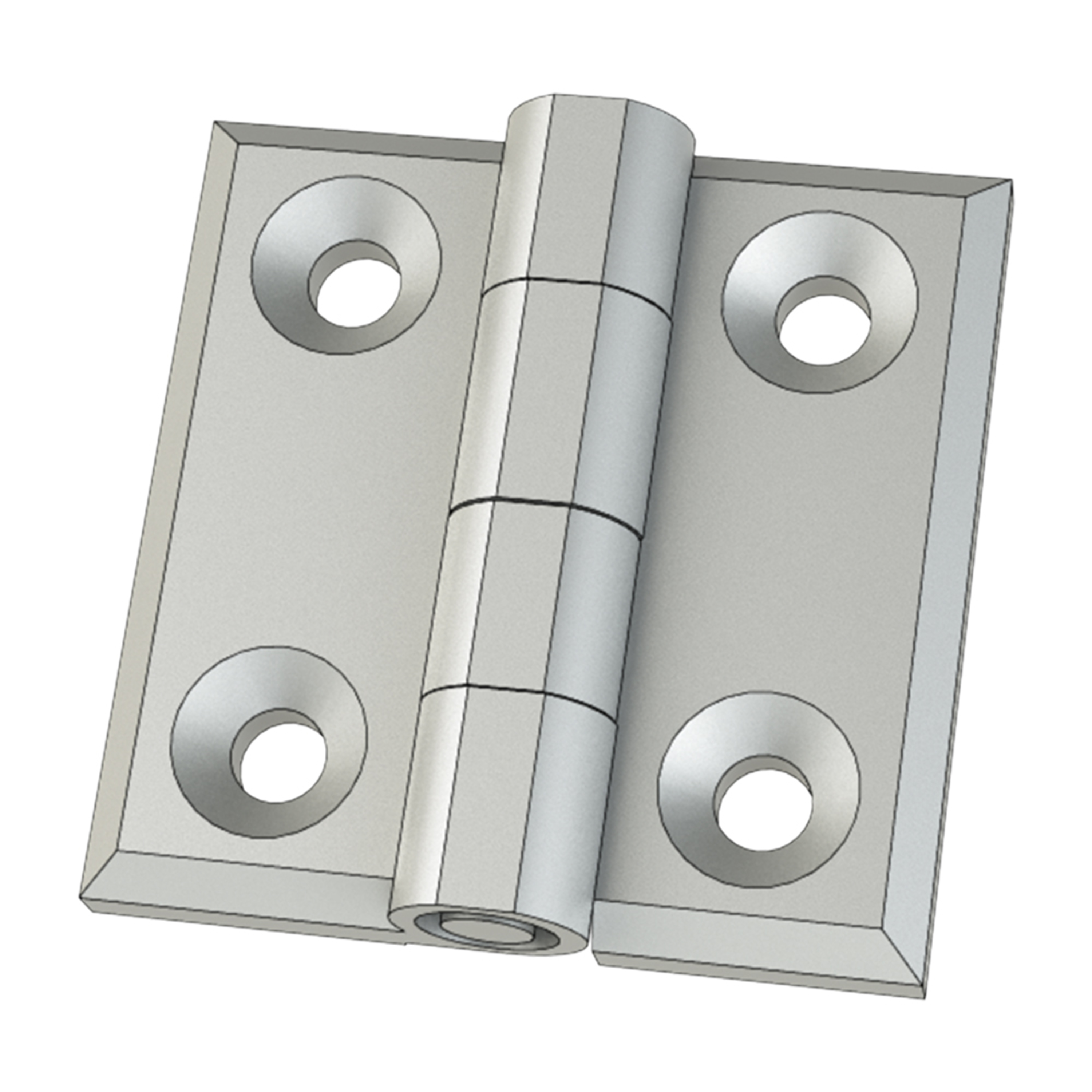 MZ0005 - 50-50 mm Zamak Hinge