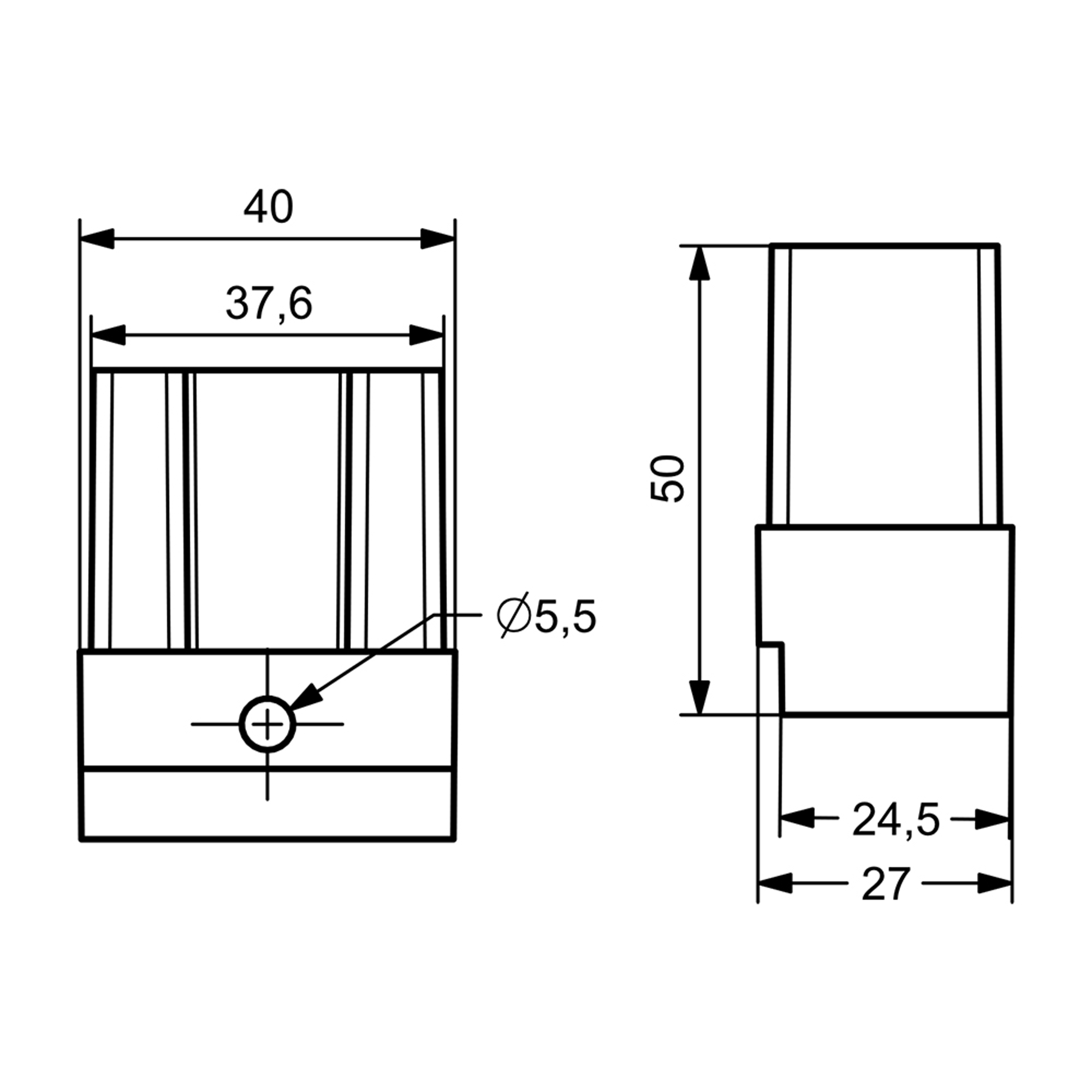 OP0001 - 40 mm Ara Profil Ucu