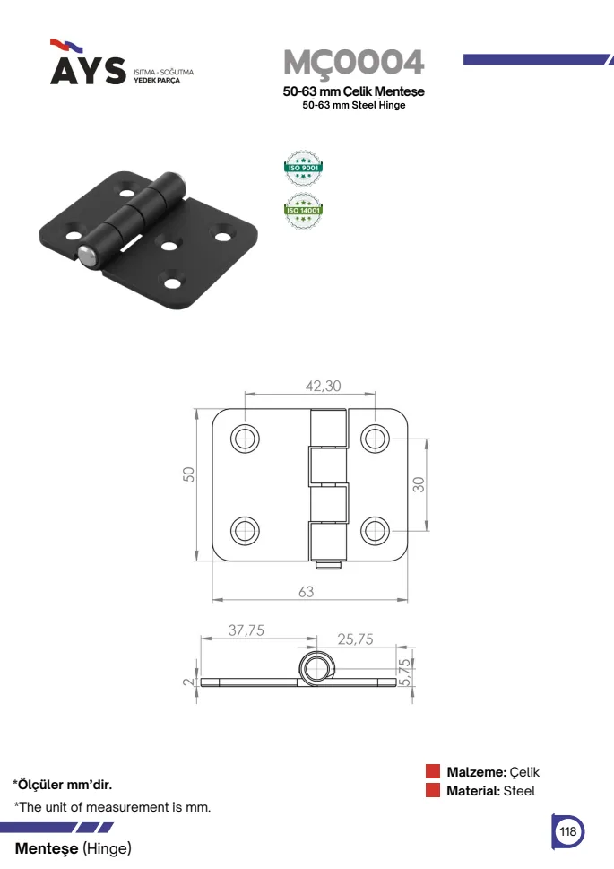 Catalogue page · MÇ0004