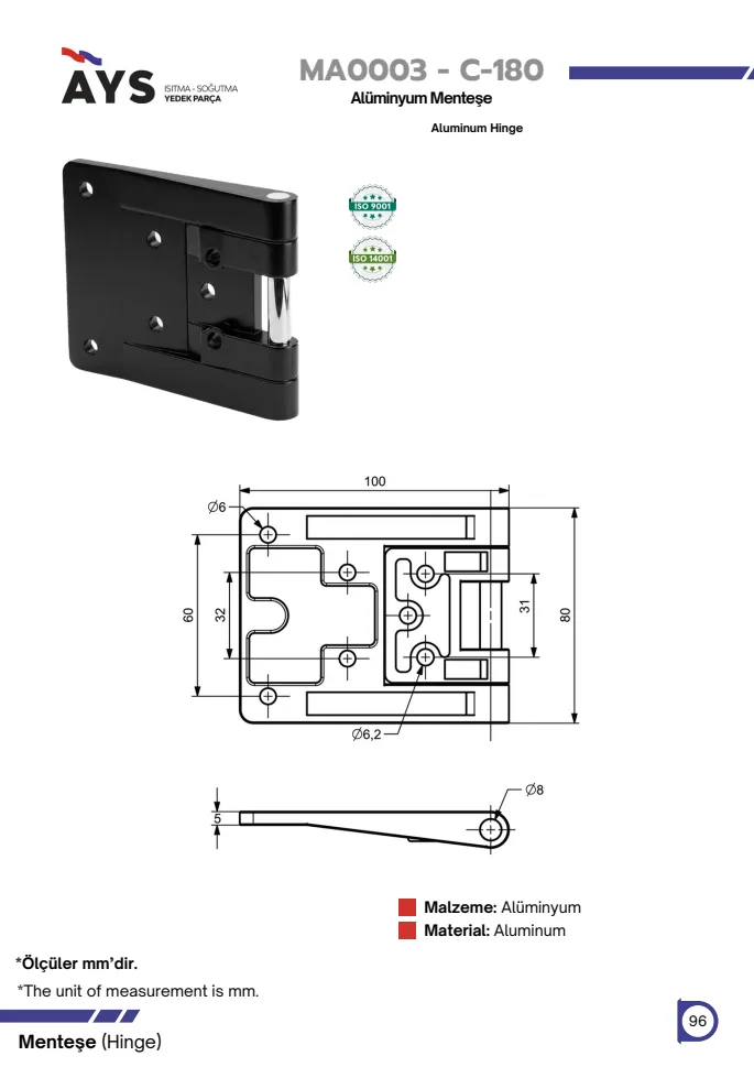 Katalog sayfası · MA0003